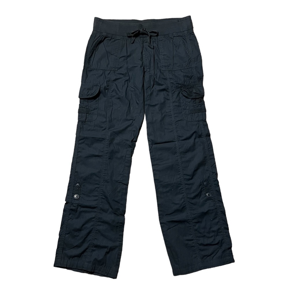 Vintage 90’s Wide Leg Cargo Pants Navy Size Small